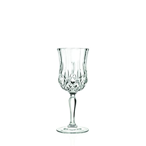 Barski Wine Glass - Goblet - Red Wine - White Wine - Water Glass - Stemmed Glasses - Set of 6 Goblets - Crystal like Glass - 5.4 oz. Beautifully Cut Designed Made in Europe - Image 2