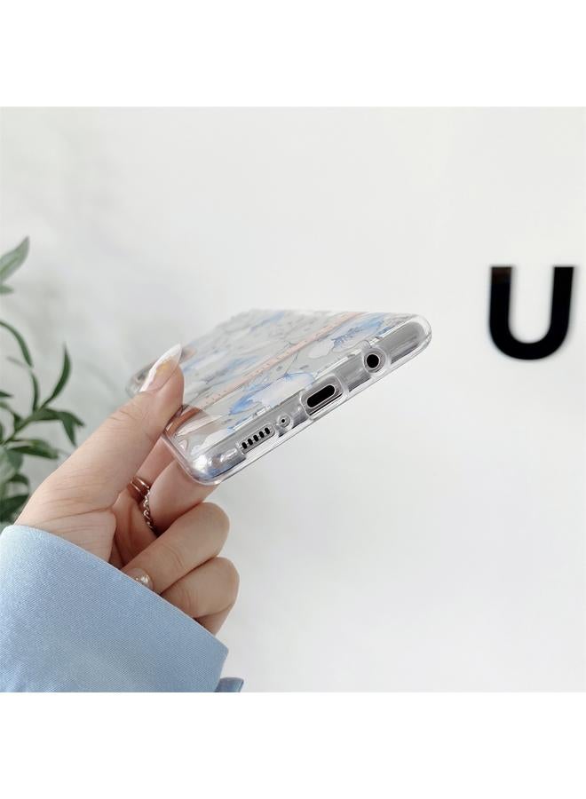 S-TOP Case For Samsung Galaxy A54 5G High Translucent Electroplating Flower Pattern TPU + PC Phone Case - Image 5