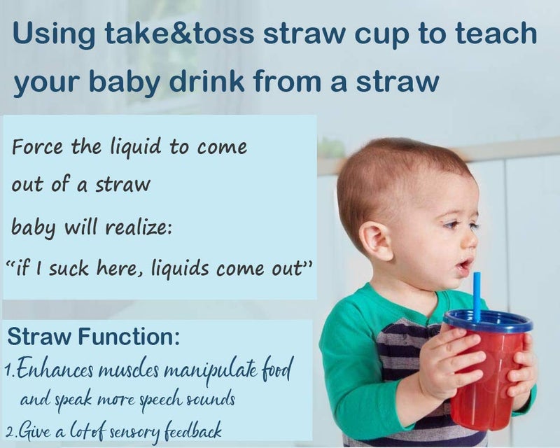Tegion Mini Short Pinch Test Passed 5.5" Replacement Reusable Toddlers& Kids&Baby Silicone Small Straws for The First Years Take & Toss Spill Proof Straw Cup-Safe Fun for Baby Teething Chewing - Image 3