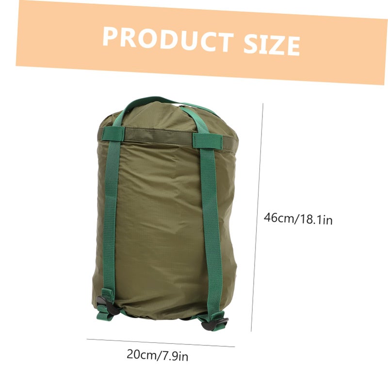 Portable Compression Bag for Sleeping Bags Clothes 20x46cm Nylon Drawstring Stuff Sack - Image 3
