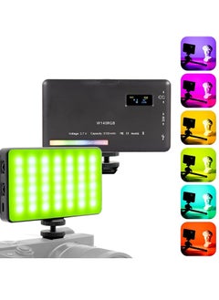 Y&D RGB LED Light for Camera Dimmable 360° Portable Battery 3100 mAh CRI95+ 2500K-9000K with Cold Shoe Mount Compatible Vlog Photography TikTok Living  - Image 1