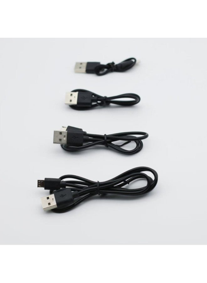 DAtA CAble V8 SuitAble For Android Typec HuAwei USB ChArging CAble 2A Distribution CAble Bluetooth HeAdset SmAll FAn Short CAble-Color:White-Length:2m Typec  - Image 5