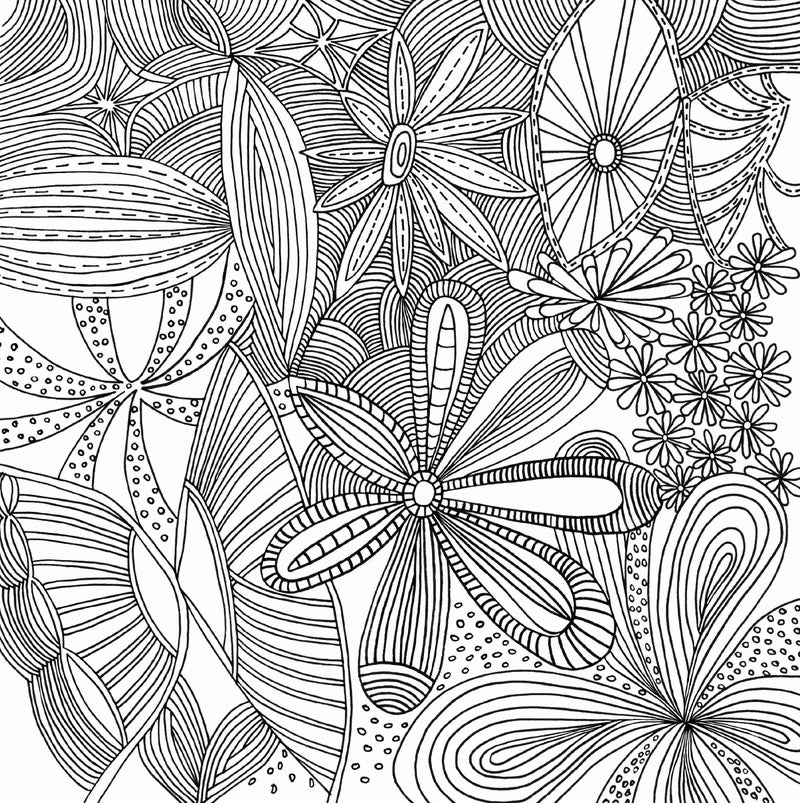 Peter Pauper Press Serenity Adult Coloring Book (31 stress-relieving designs) (Studio Series Artist's Coloring Book) - Image 5