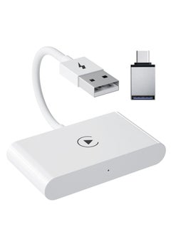 Wireless CarPlay Adapter for iPhone Carplay Dongle Converts Factory Cars Wired to Bluetooth 5Ghz WiFi Auto-Connect Online Update Support iOS 13+