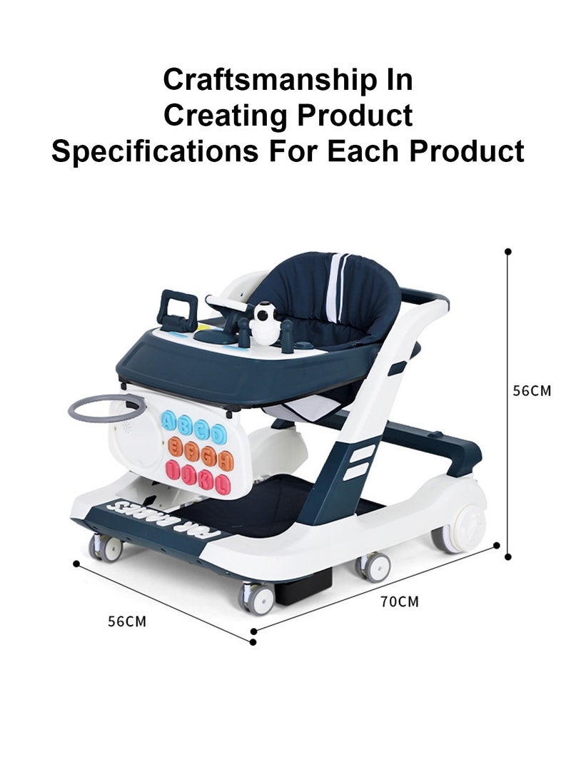 MaBaby - Multi-Functional Baby Walker 360-Degree Rotate for Infant Walker with Adjustable Speed Fun Puzzle Toy Plate Early Education Music Button - Image 1