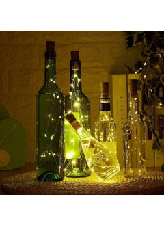 SAIELLIN SAIELLIN Cork Lights Pack of 6 with 18 Extra Batteries 20 LED Wine Bottle Cork Copper Wire String Lights 2M72FT Battery Powered Lights for Home Decoration and Festival Decoration  - Image 4