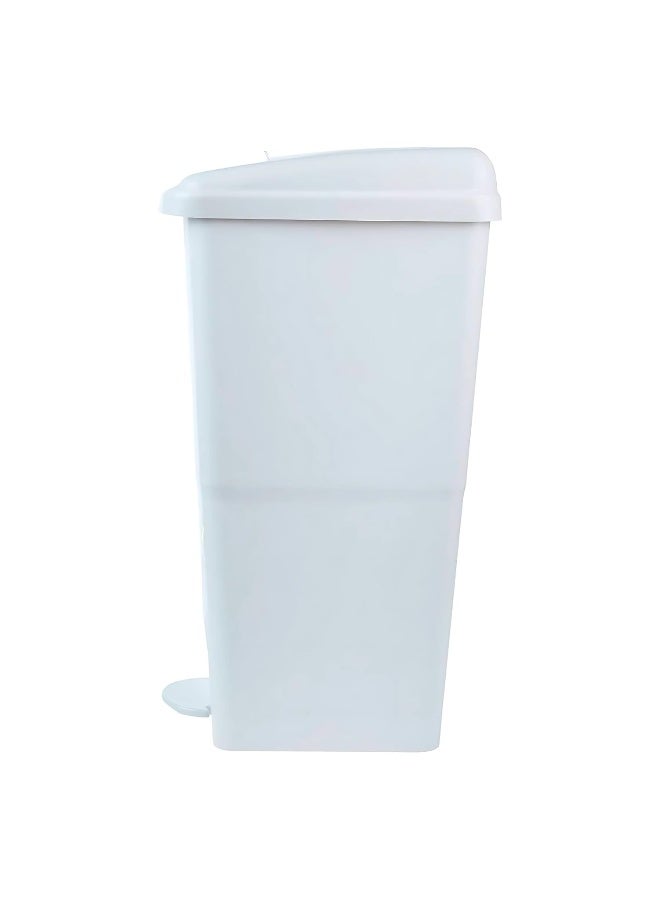 AKC Feminine Hygiene Sanitary Bin 18L White – Hands-Free Pedal, Odor-Control Lid, Discreet Waste Disposal For Restrooms, Offices & Public Spaces, Slim Design, Easy-To-Clean - Image 2
