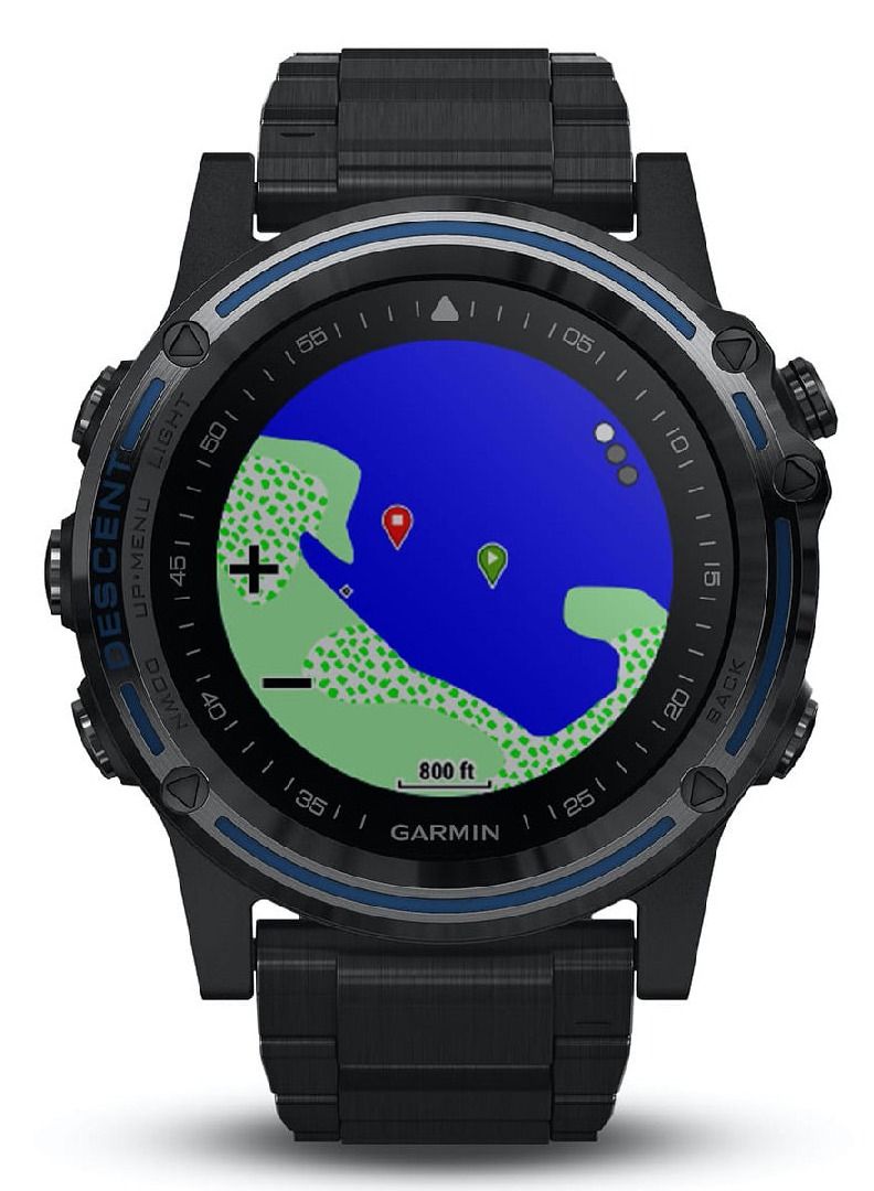 Garmin Descent Mk1 Gps Dive Computer, Titanium with Silicone Band