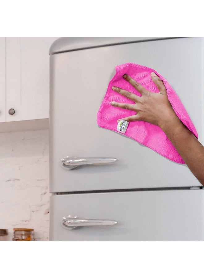 SOFTSPUN Microfiber Cloth - 4 pcs - 30 x 40 cms - 340 GSM - Multi Colour - Super Soft Absorbent Cleaning Towels Cleans & Polishes Everything in Your Home.… - Image 2
