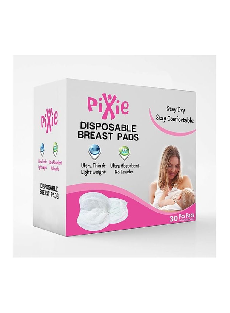 Pixie Disposable Breast Pads 30Pcs, Pack Of 2 - Image 2