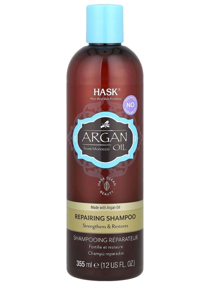 HASK شامبو إصلاح زيت الأركان من المغرب 12 أونصة سائلة (355 مل)
