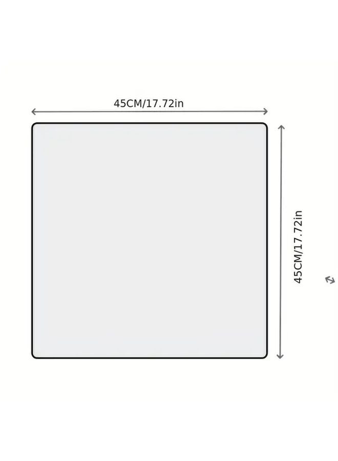 4pcs 17.72x17.72 Inch Khaki Linen Lockstitch Napkins Christmas Wedding Table Decor - Image 4