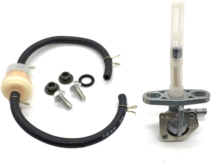 VRWEARE Fuel Petcock Valve and Gas Oil Fuel Filter Compatible with Honda XR CRF Series - Image 4