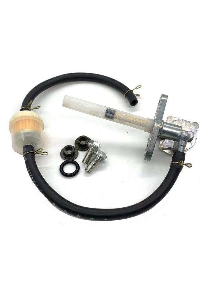 VRWEARE Fuel Petcock Valve and Gas Oil Fuel Filter Compatible with Honda XR CRF Series - Image 3