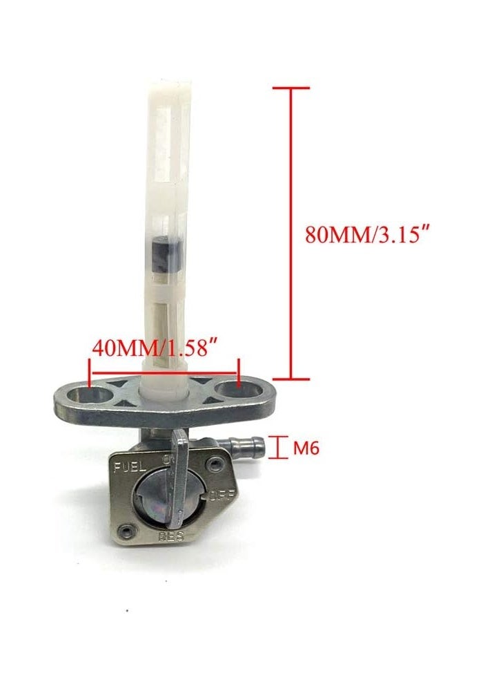 VRWEARE Fuel Petcock Valve and Gas Oil Fuel Filter Compatible with Honda XR CRF Series - Image 5