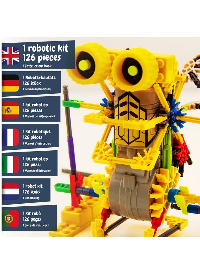 Science4you Science4you - Betabot Robot Building Kit for Kids 8-14 Years - Build Your Own Robot with This Construction Kit, Robotics Kit with 126 Pieces, Educational Toys for 8 Year Olds, Stem Toys Age 8+  - Image 2