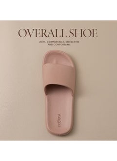 YORGOU Men's and women's bathroom slippers, anti slip quick drying shower shoes, comfortable and soft sole sandals  - Image 1