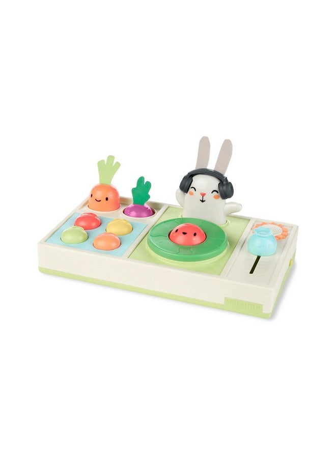 Skip Hop Skip Hop Baby Musical DJ Set Toy with Lights, Songs, Sound Effects, and Soft Textures, Farmstand Let The Beet Drop DJ Set  - Image 1