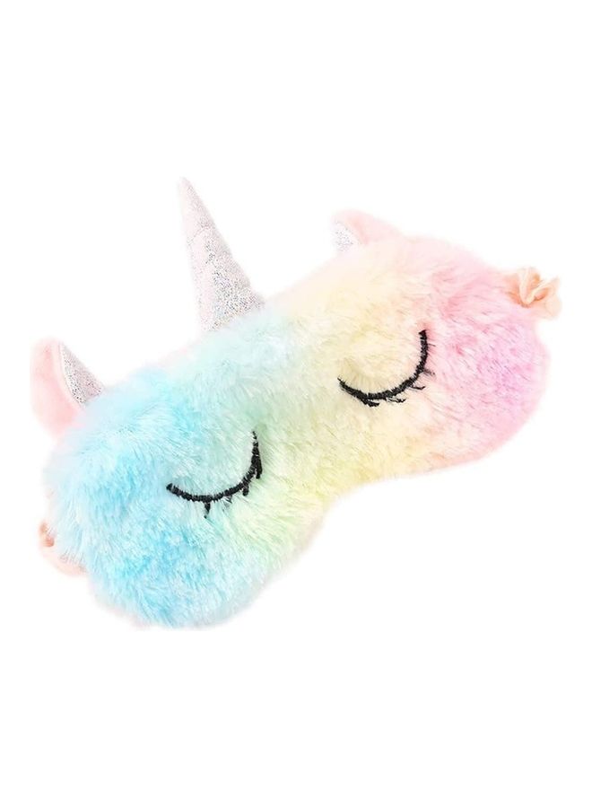 نيبمينينت Unicorn Plush Eye Sleeping Mask 19.5 x 7 1cm - Image 1