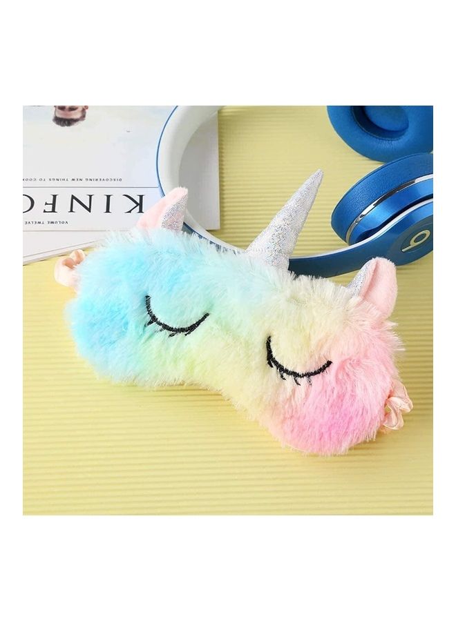 نيبمينينت Unicorn Plush Eye Sleeping Mask 19.5 x 7 1cm - Image 2