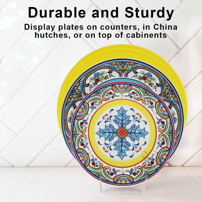 OnFireGuy 2-Tier Plate Dinnerware Display Stand for Kitchenware Plates Platters China Display Rack Place Setting Holder - Image 2