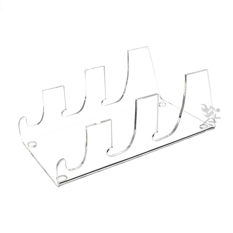 OnFireGuy 2-Tier Plate Dinnerware Display Stand for Kitchenware Plates Platters China Display Rack Place Setting Holder - Image 1