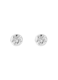 Karen Millen Crystal Sprinkle Stud Earrings  - Image 1