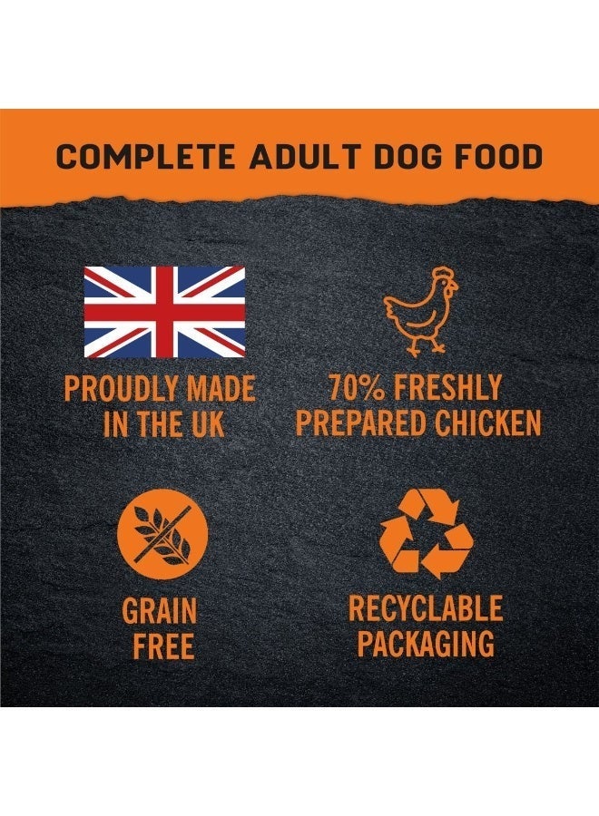 Harringtons Just 6 Chicken Grain Free Adult Wet Dog Food 380g - Image 3