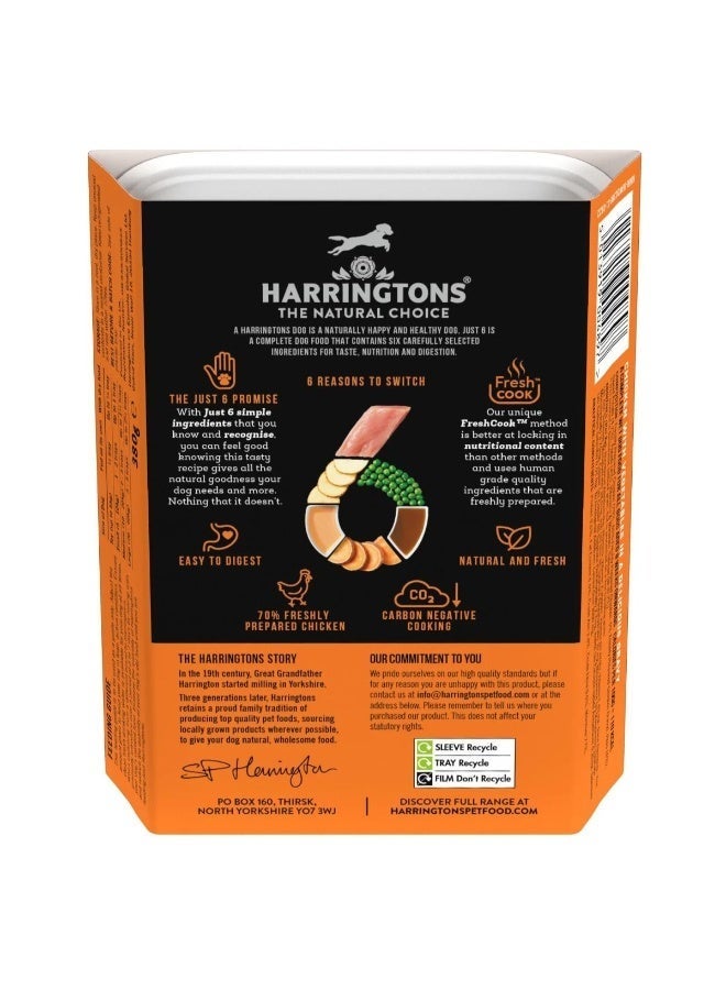 Harringtons Just 6 Chicken Grain Free Adult Wet Dog Food 380g - Image 2