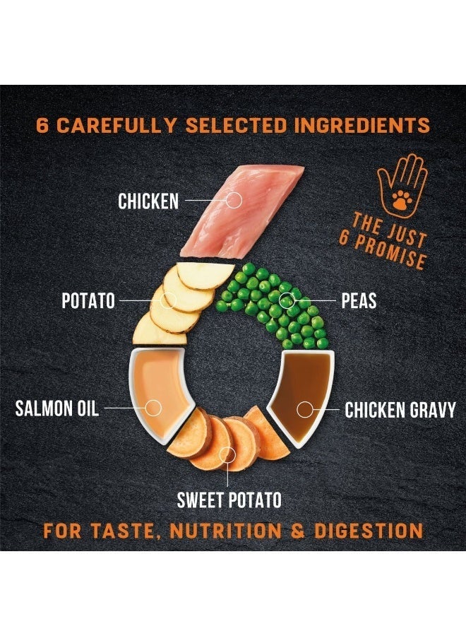 Harringtons Just 6 Chicken Grain Free Adult Wet Dog Food 380g - Image 5