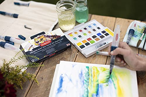 Derwent Inktense Paint 12 Pan Palette #1 - Image 2
