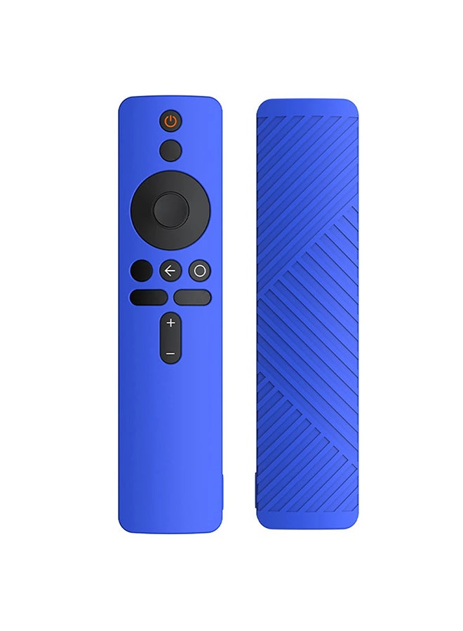 O Ozone Silicone Remote Control Protective Cover for Xiaomi Mi Box S/4X Mi TV Stick Smart Tv Box Controller Remote Skin Sleeve Shockproof Protector- Dark Blue  - Image 1