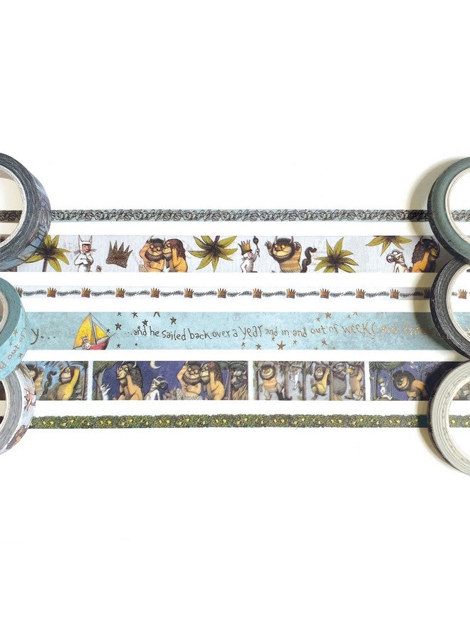 Paper House Productions Where The Wild Things Are Washi Tape Collection (6 Unique Designs) - Image 2
