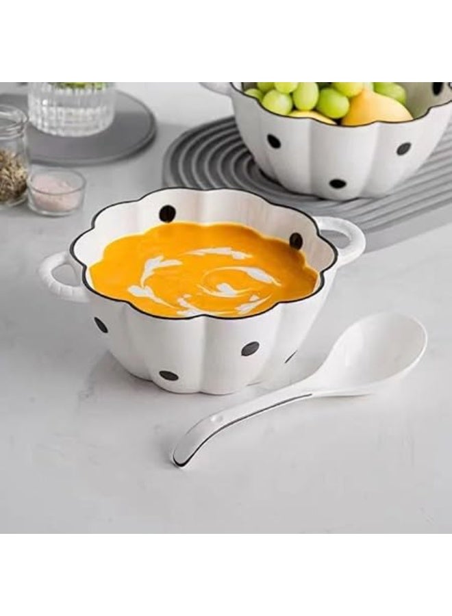 Porcelain Bowl Set Multi-Purpose for Stylish Food Serving - Image 3