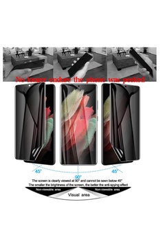 RINCO 2Pcs Privacy Hydrogel Screen Protector for Samsung Galaxy S24 Ultra 5G,  Soft TPU Protective Film (Not Tempered Glass) [Clear HD] [High Sensitivity] [Face ID Unlock Compatible]  - Image 4
