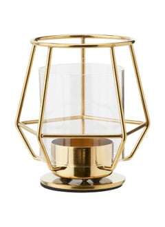 erorex Tealight holder, gold-colour, 10 cm  - Image 1