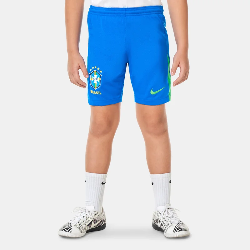 Nike Kids' Brazil Stadium Dri-FIT Replica Home Football Shorts - 2024