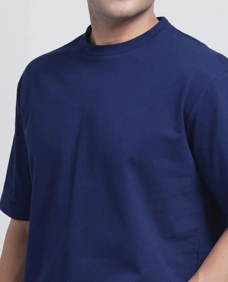 Rare Rabbit Men's Oversized Graphic Print T-Shirt