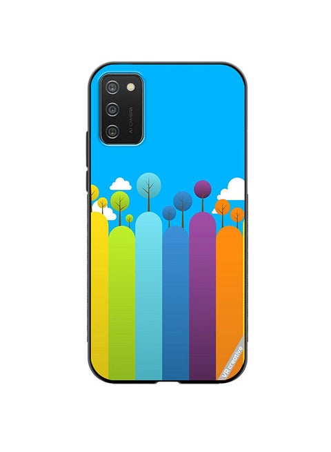 Protective Case Cover For Samsung Galaxy A03s Multicolur Design Multicolour