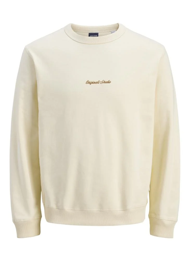 جاك اند جونز Logo Pullover Sweatshirt