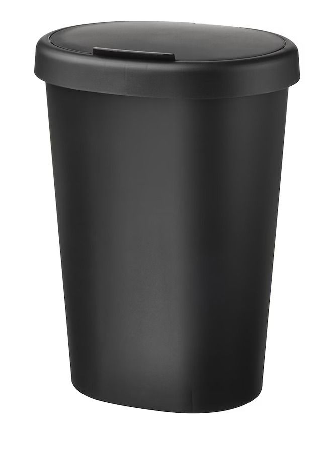 Waste bin with black lid 8 liter  - Image 1