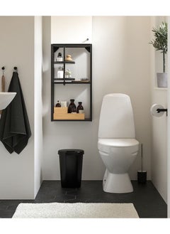 ماركة غير محددة حاوية نفايات بغطاء أسود 8 لتر  - Image 2