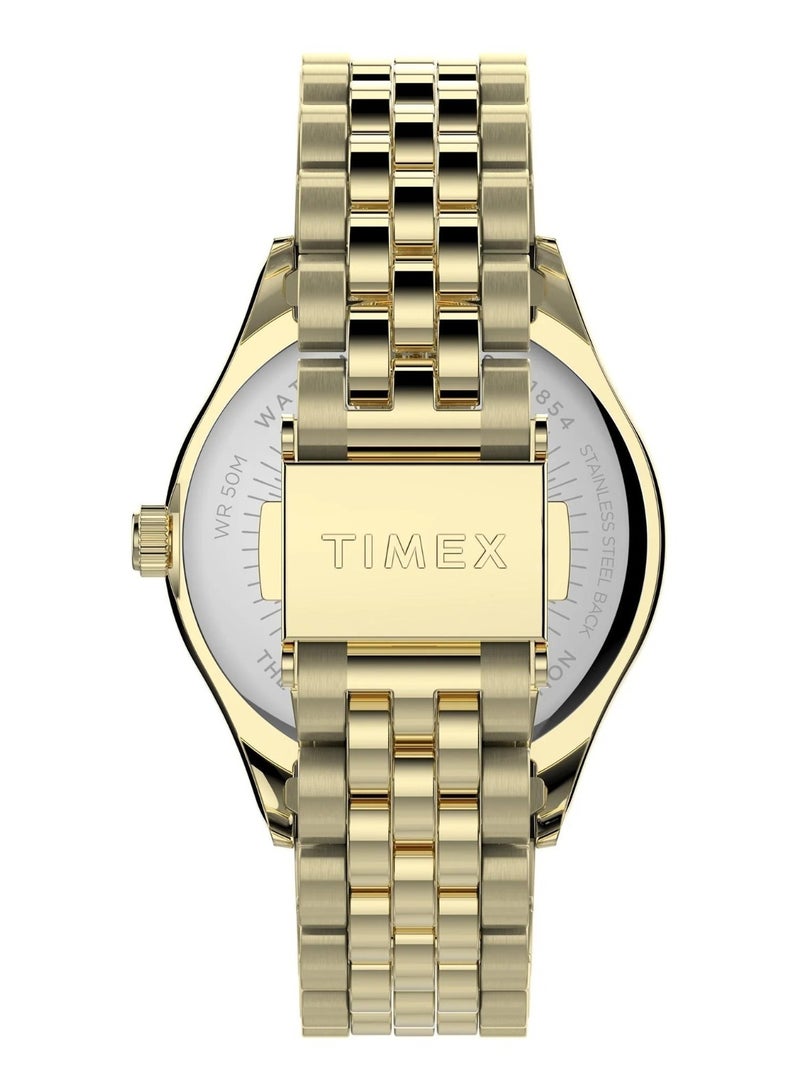 Timex Stainless Steel Multi-Function Women's Watch Gold Stainless Steel TW2T86900 - Image 3