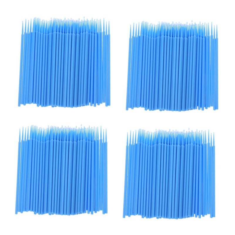 4packs Lip Wands Disposable Micro Applicator Brush Esthetician Supplies Micro Swabs Beauty Cotton Brush - Image 1