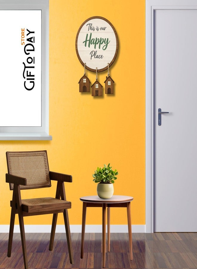 GiftOday Wooden Wall Hanging for Home & Kitchen Decor | Inspirational & Decorative Wall Art for Living Room, Bedroom, Kitchen & Office | Modern Rustic MDF Wall Hanging Ornament - Image 2