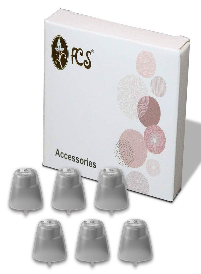 أف سي أس عبوة من 6 أغطية نقر من FCS لجهاز Siemens Signia Silk Primax Click - CIC (مُهوى - متوسط) - Image 1