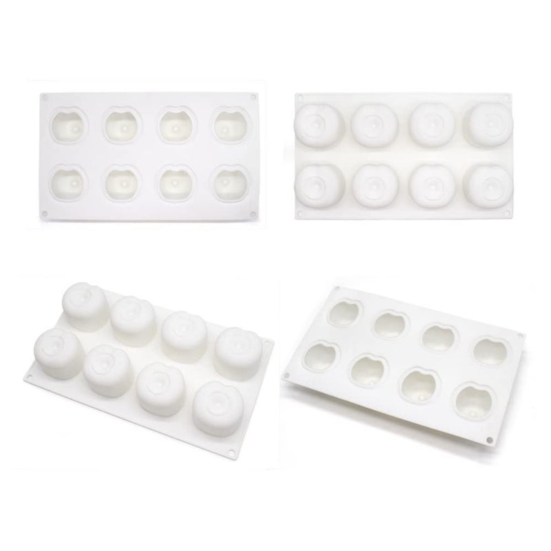mostsom Silicone Mold Dessert Silicone Cake Mold For Baking Fondant Mould Fruit Shape Sugar Candy Jelly Bakeware Chocolates Mould (Cherry D_11.68x6.84x1.84 inch) - Image 4