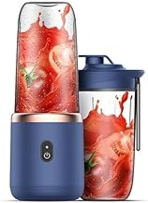 Portable blender that mixes all fruits, vegetables and ice. It can be charged by any multi-colored USB device.. (2 pieces only), (1200mAh), (40w), (520ml)