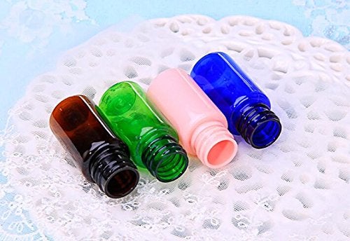 erioctry 10ML Portable Empty Refillable Bottle Cream Shampoo Lotion Treatment Pump Bottle with Cap Travel Bottles Toiletries Liquid Container for Cosmetic Make-up Pack of 6 (Brown) - Image 3