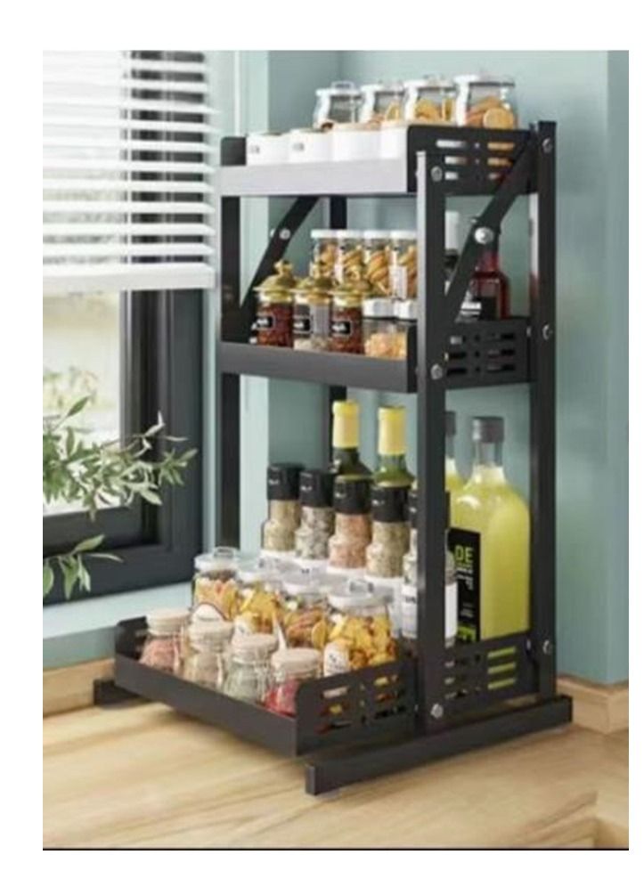 Collapsible modern design kitchen storage organizer - Image 1